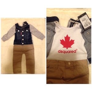 💯 Authentic Dsquared Baby Onesie